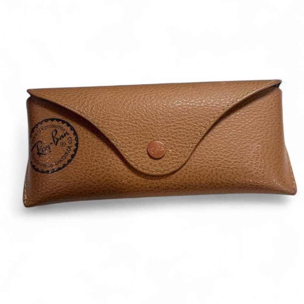 Brown Leather Sunglasses Case